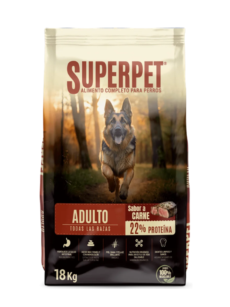 Alimento Perro Super Pet Adulto 18 KG 1