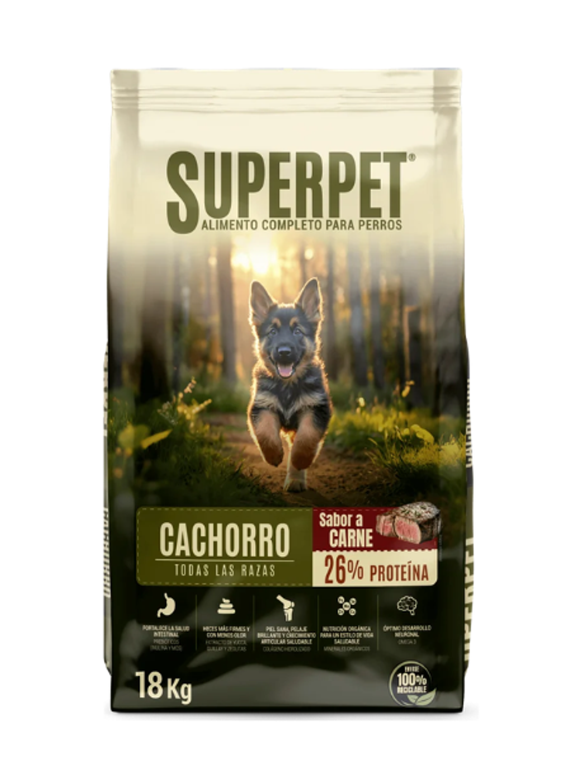 Alimento Perro Super Pet Cachorro 18 KG 1