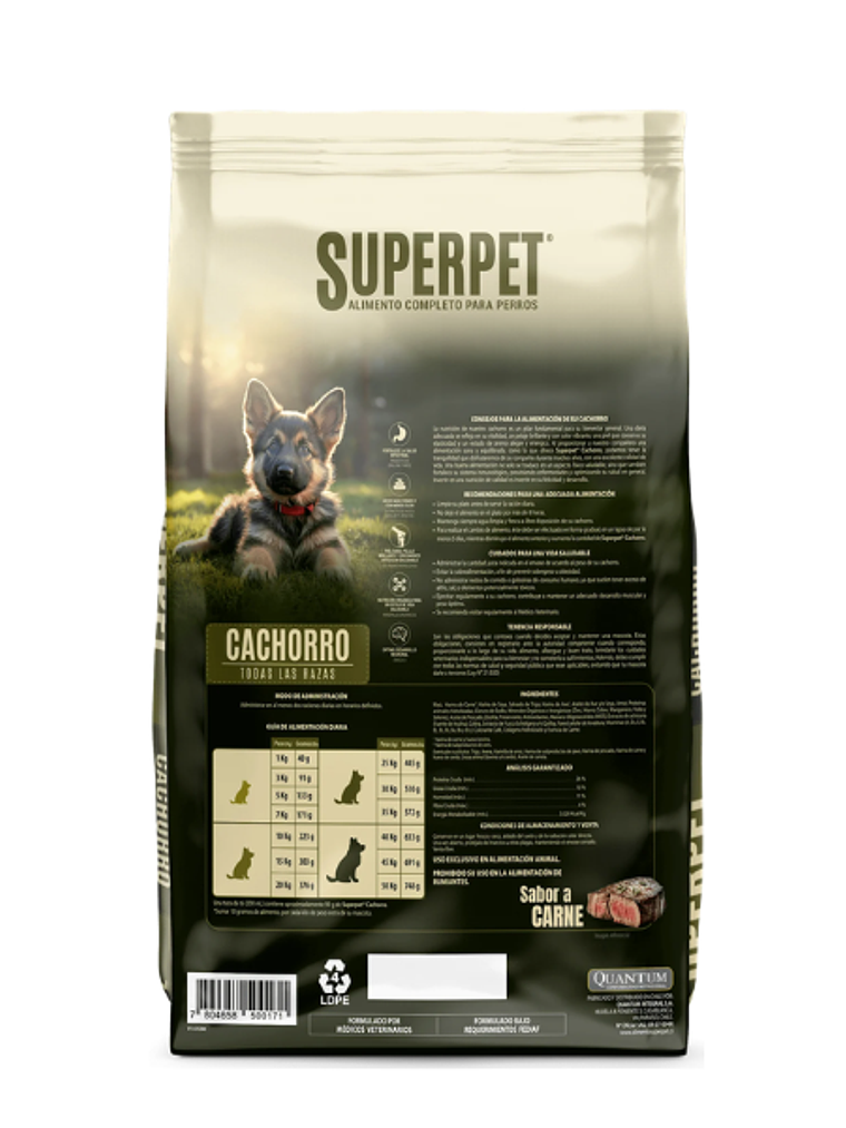 Alimento Perro Super Pet Cachorro 18 KG 2