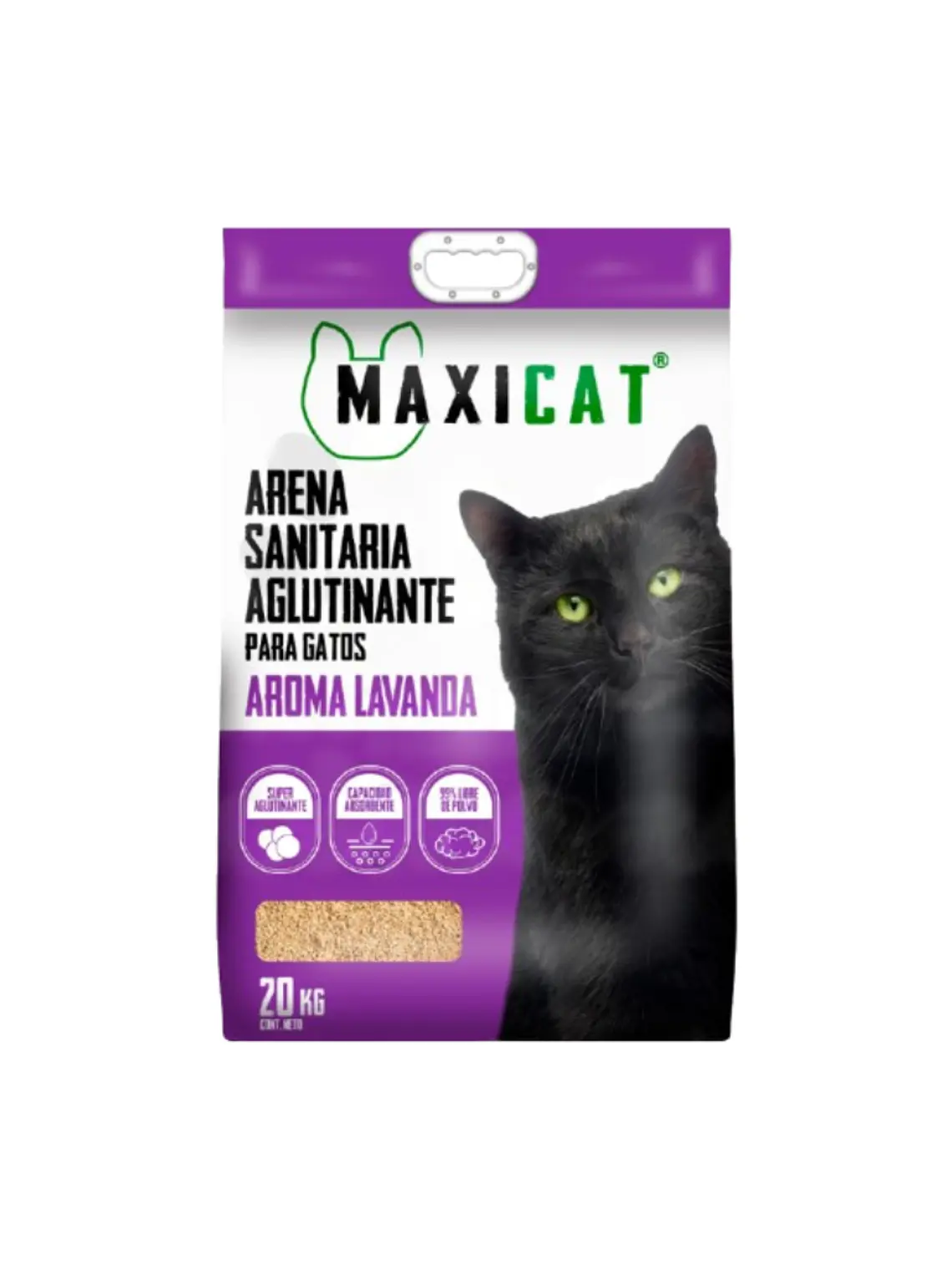 MaxiCat Arena Aglutinante 20 kg 1