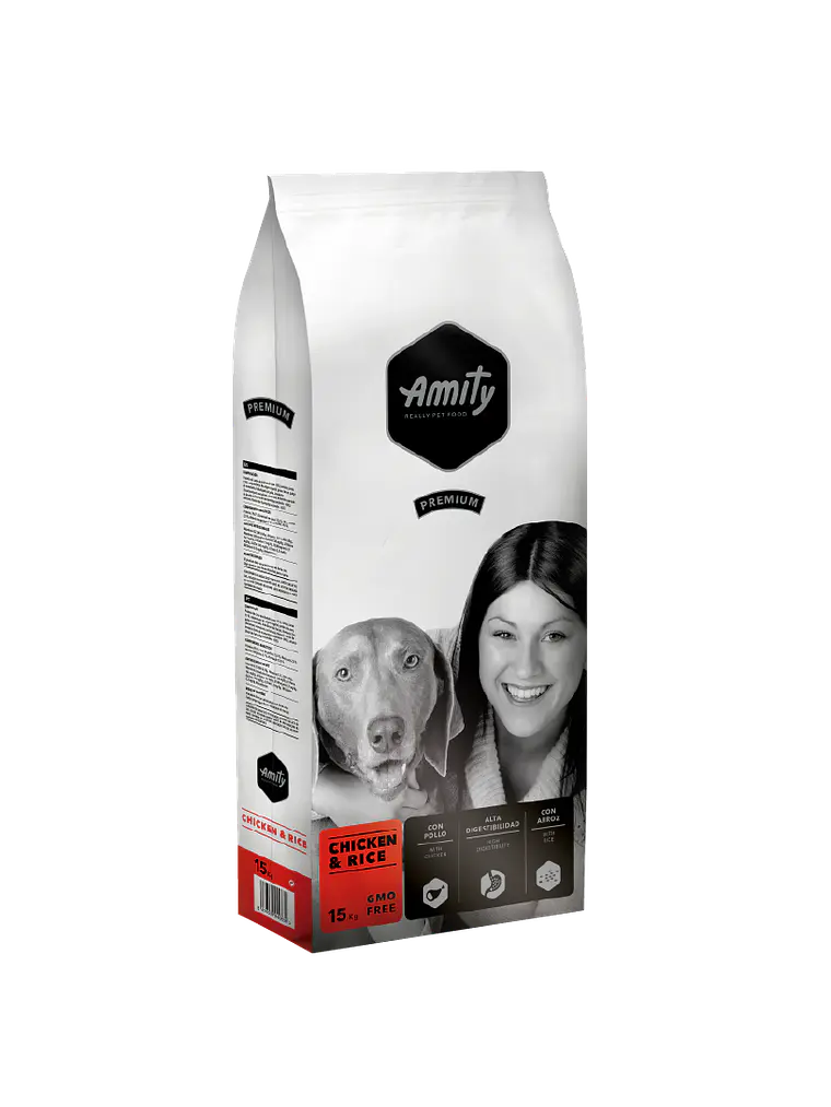 AMITY PREMIUM CHICKEN & RICE 15 KG 1