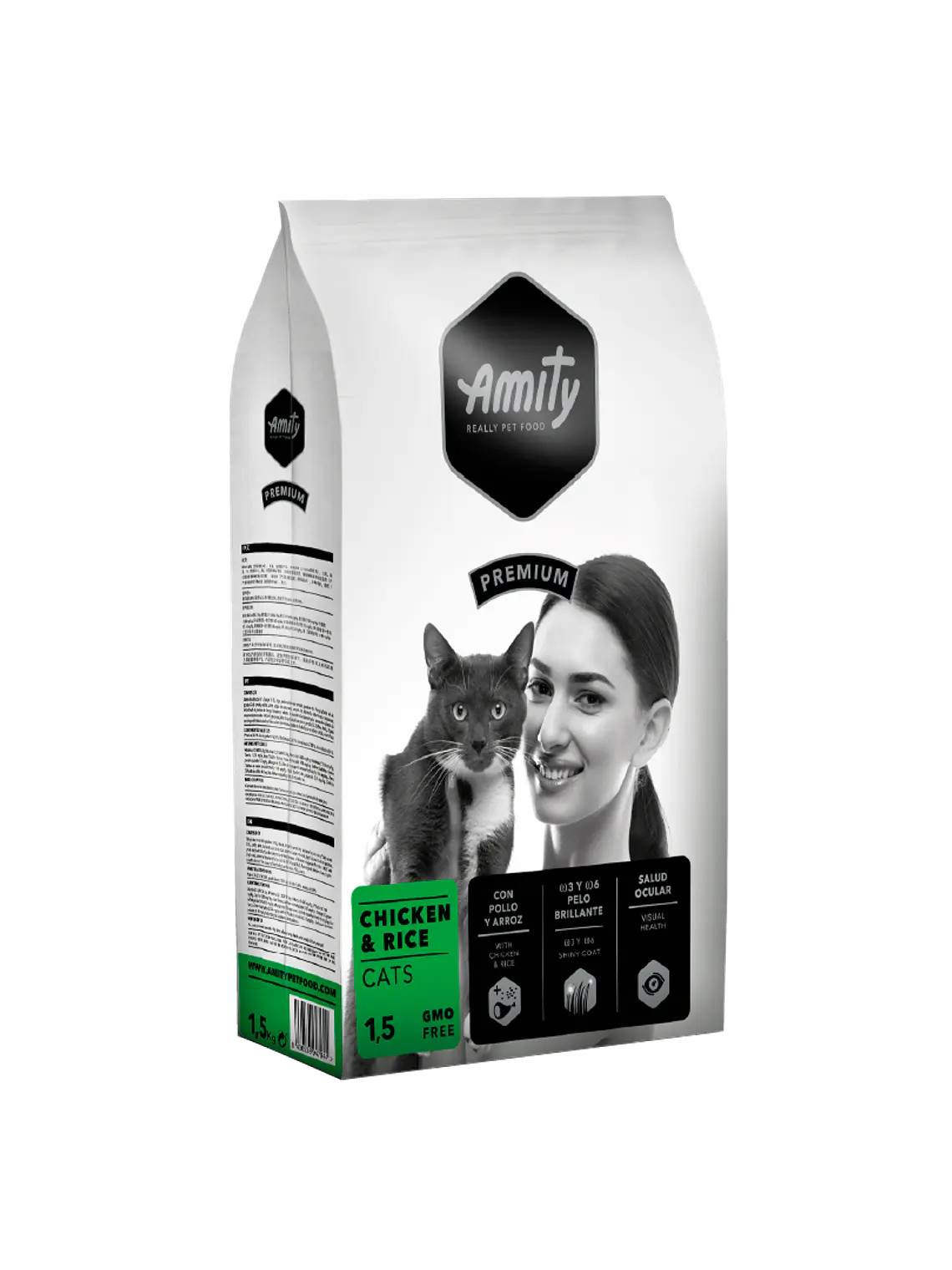 AMITY PREMIUM CATS CHICKEN & RICE 1,5 KG 1