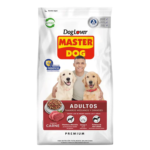 Master Dog Adulto Carne 18 Kg 