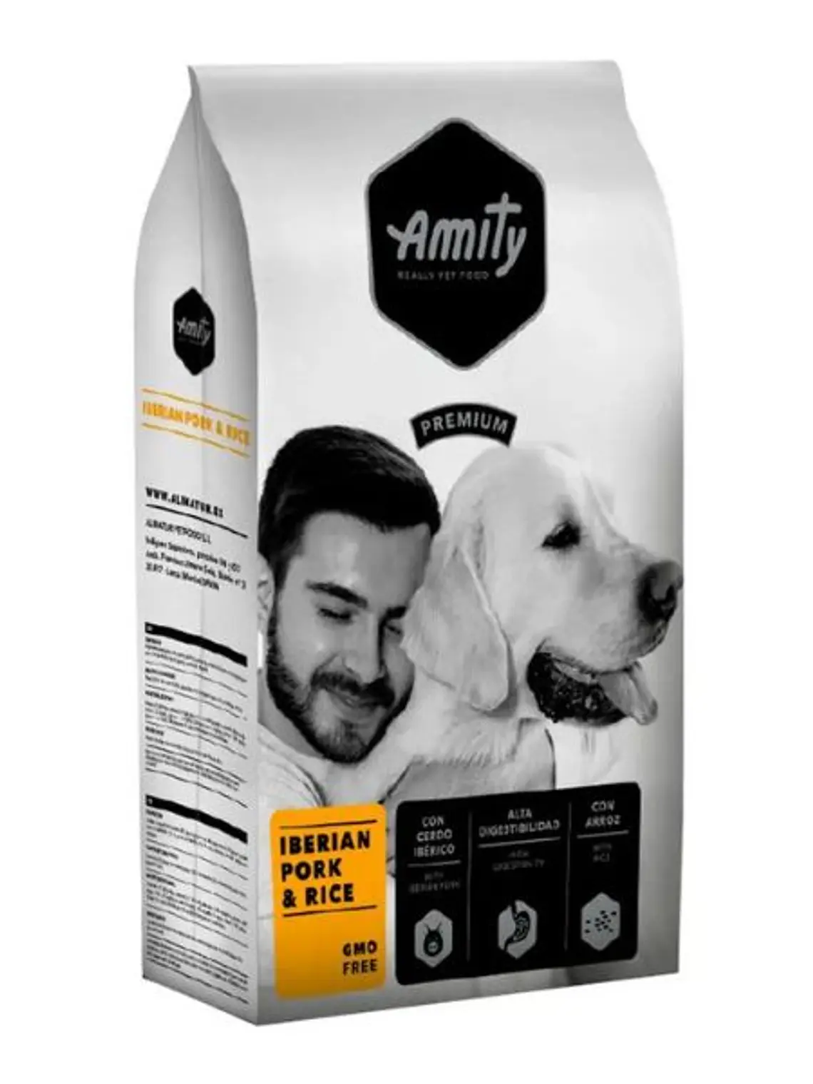 Alimento Perro Amity Premium Cerdo Ibérico y Arroz 15 kg 1