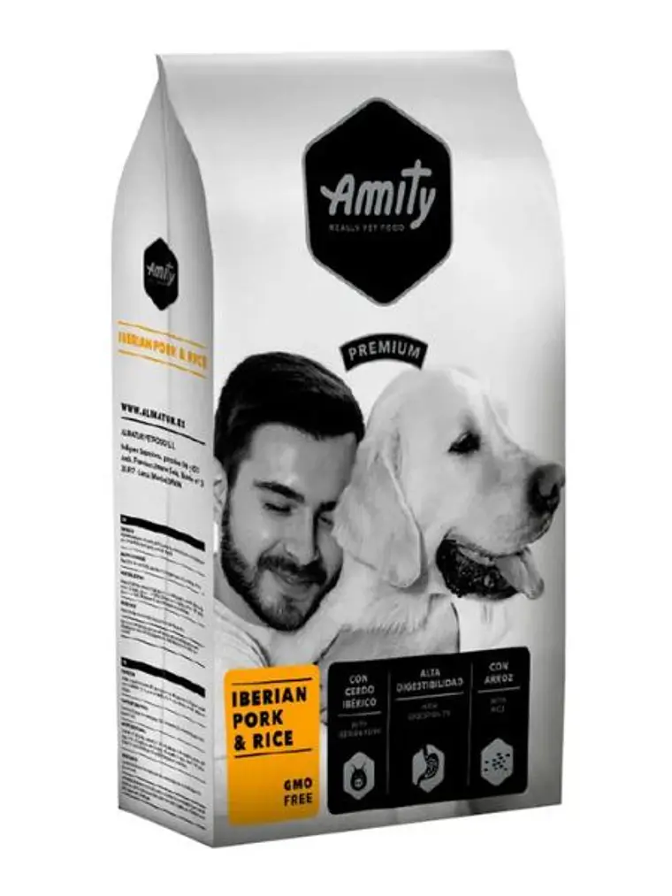 Alimento Perro Amity Premium Cerdo Ibérico y Arroz 15 kg 1