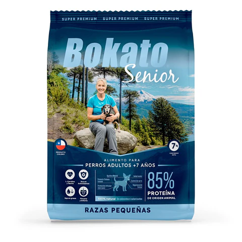 BOKATO SENIOR SUPER PREMIUM RAZAS PEQUEÑAS 7 KG