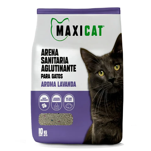 Arena MaxiCat Lavanda Aglutinante 20 kg