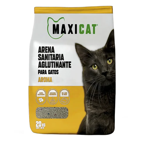 Arena MaxiCat Limon Aglutinante 20 kg