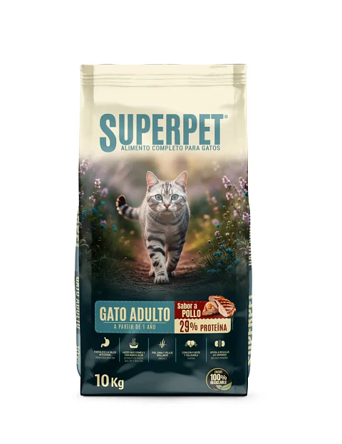 Superpet Gato Adulto Pollo 10 kg