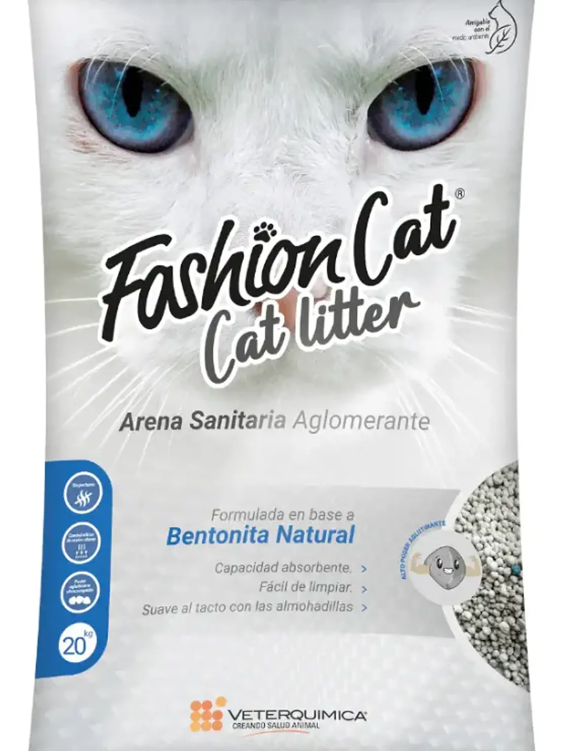 Fashion Cat Arena Sanitaria Aglomerante Natural 4 kg 1