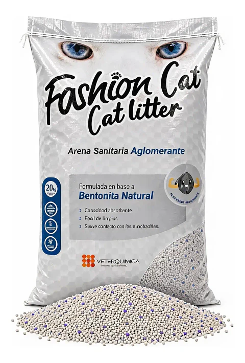 Fashion Cat Arena Sanitaria Aglomerante Natural 20 kg