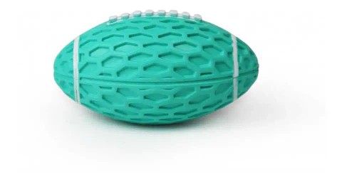 BRNX Pelota Rugby de Goma con Sonido 14,5 cm