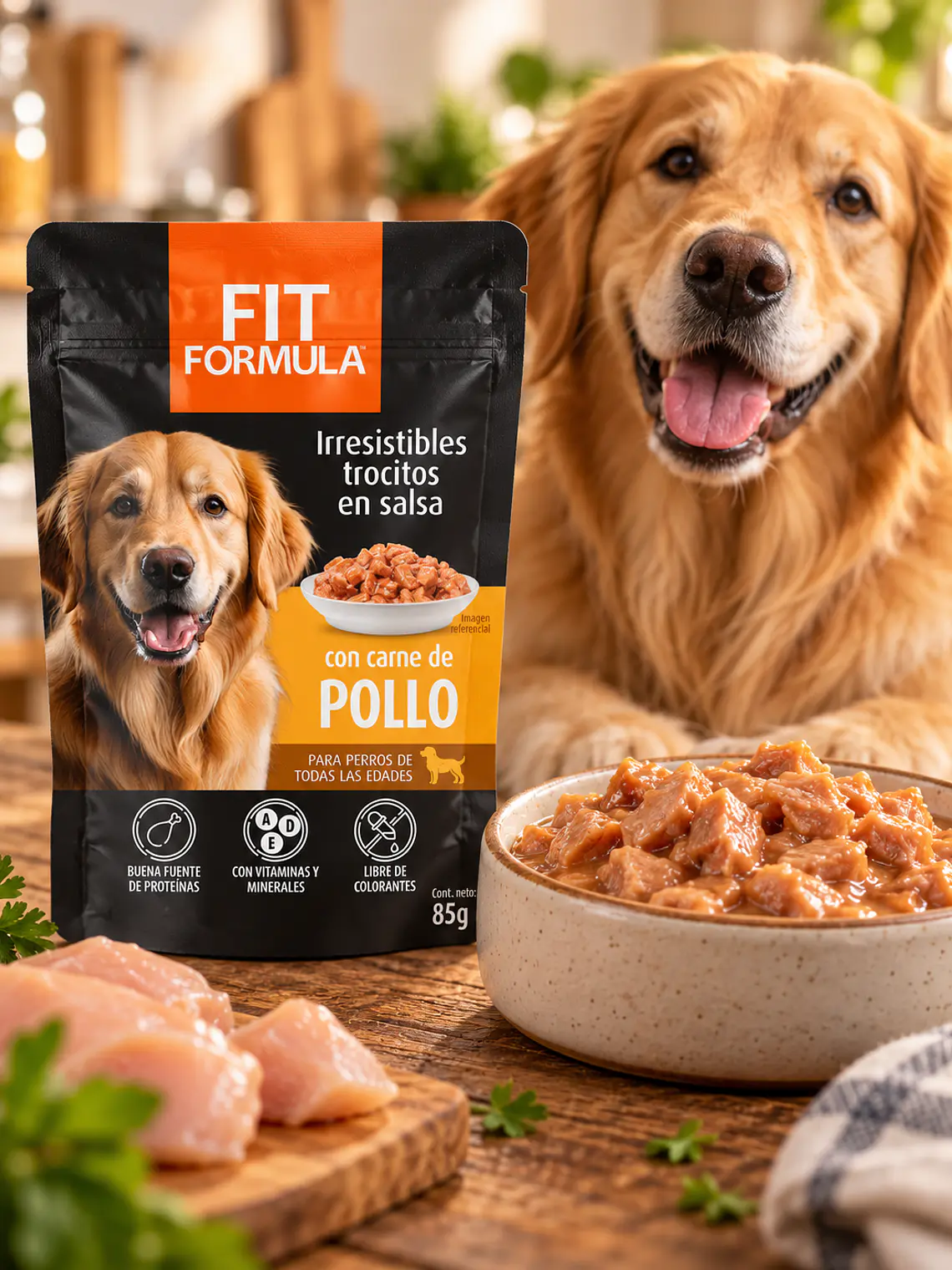 Fit Formula Alimento Húmedo Perro Pollo 85 g 2
