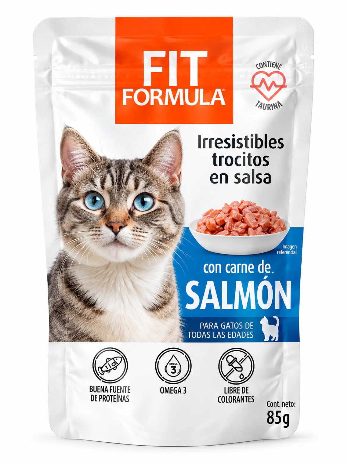 Fit Formula Alimento Húmedo Gato Salmón 85 g 1