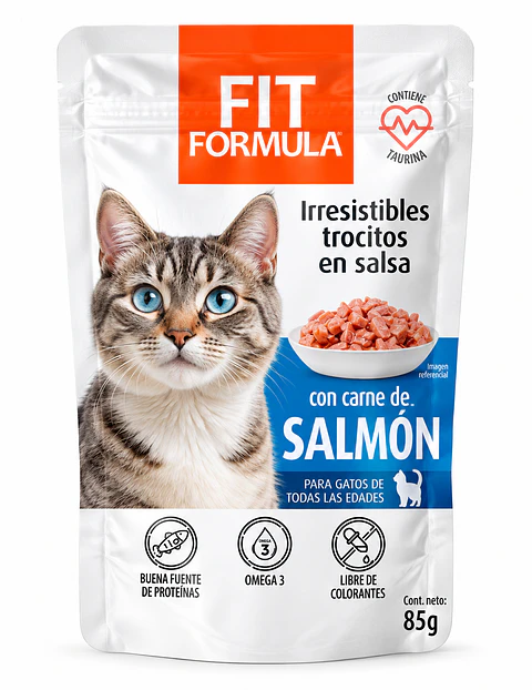 Fit Formula Alimento Húmedo Gato Salmón 85 g