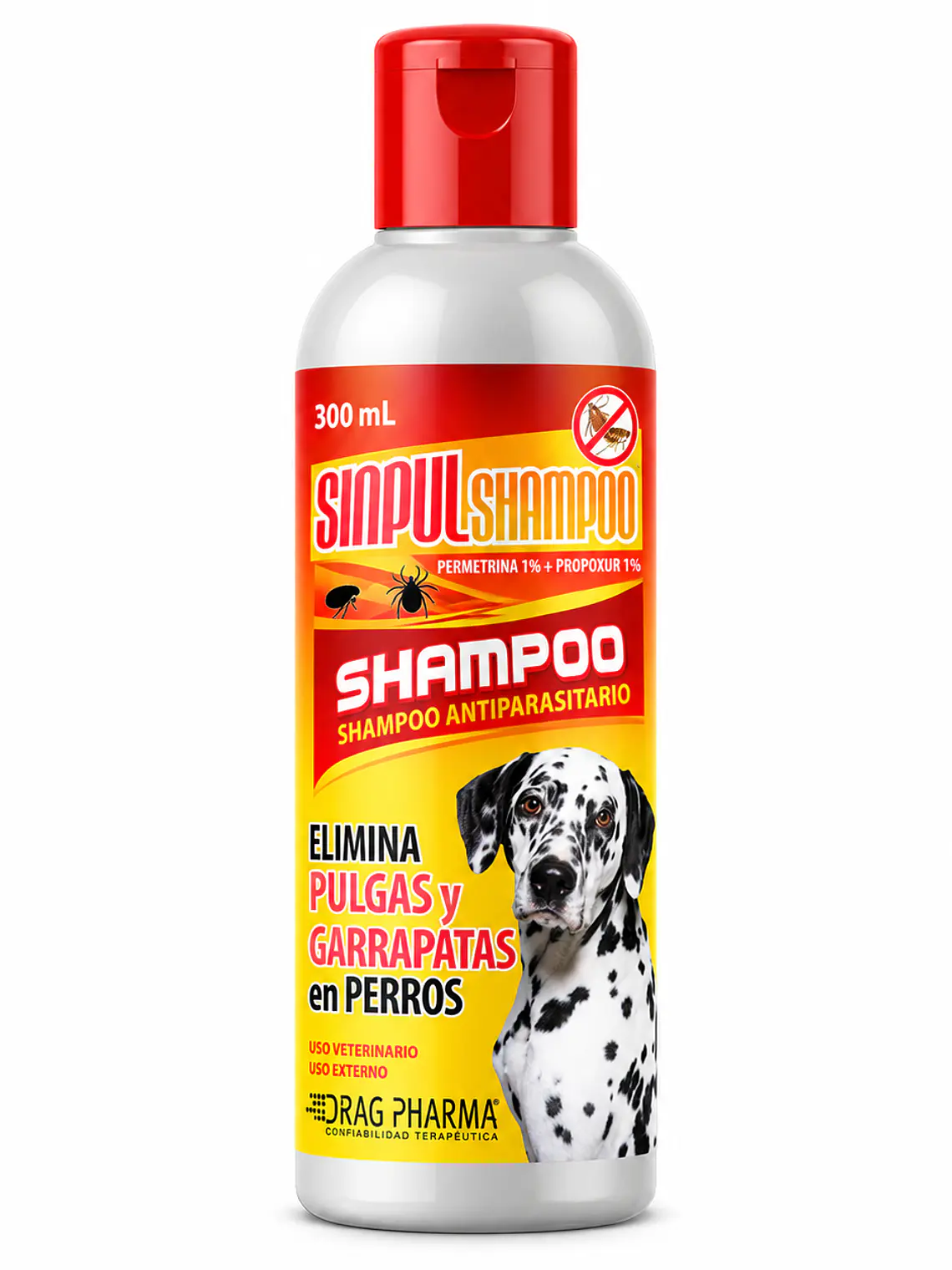 Sinpul Shampoo Antiparasitario para Perros 300 ml 1
