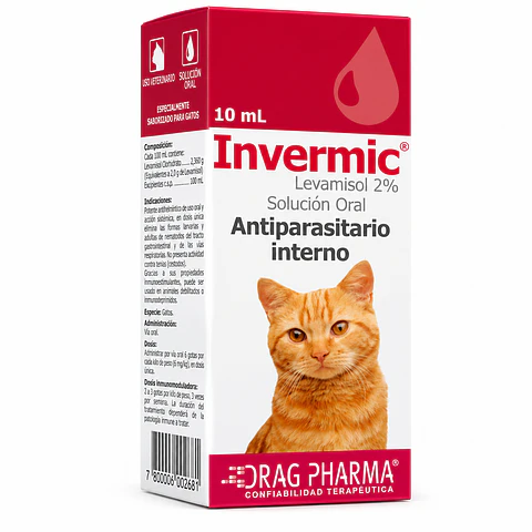 Invermic Antiparasitario Interno de Gotas 10ML