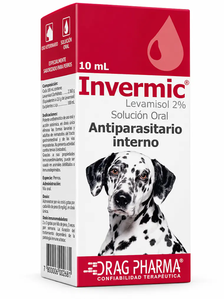 Invermic Antiparasitario Interno Perros 10 ml 1