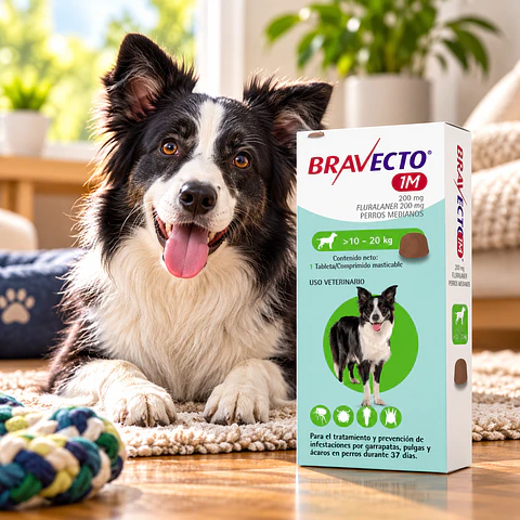 Bravecto 1M Perros 10-20 kg 200 mg