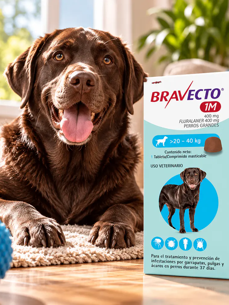 Bravecto 1M Perros 20-40 kg 400 mg 2