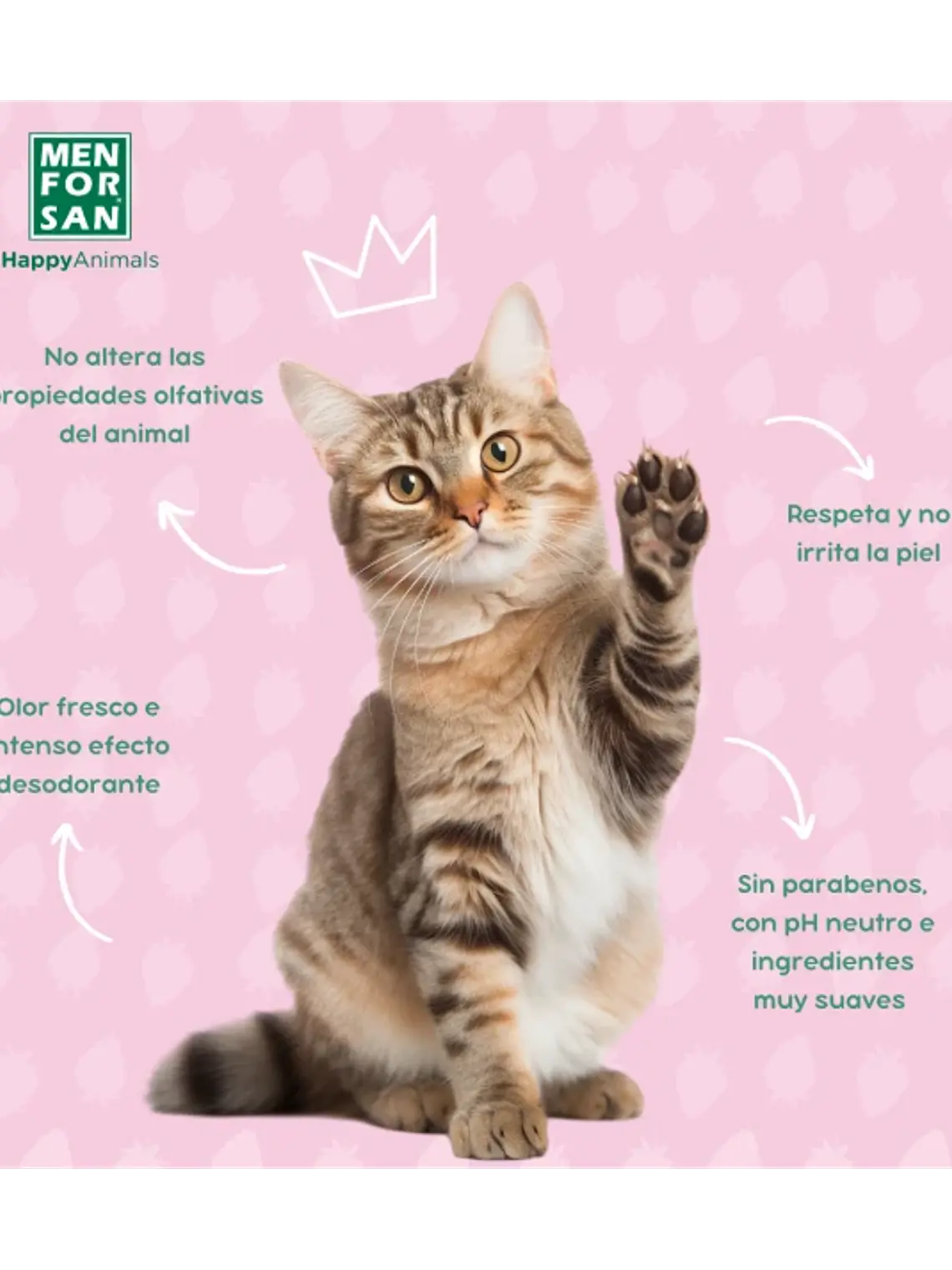 Agua de Colonia Fresa para gatos 125ml 3