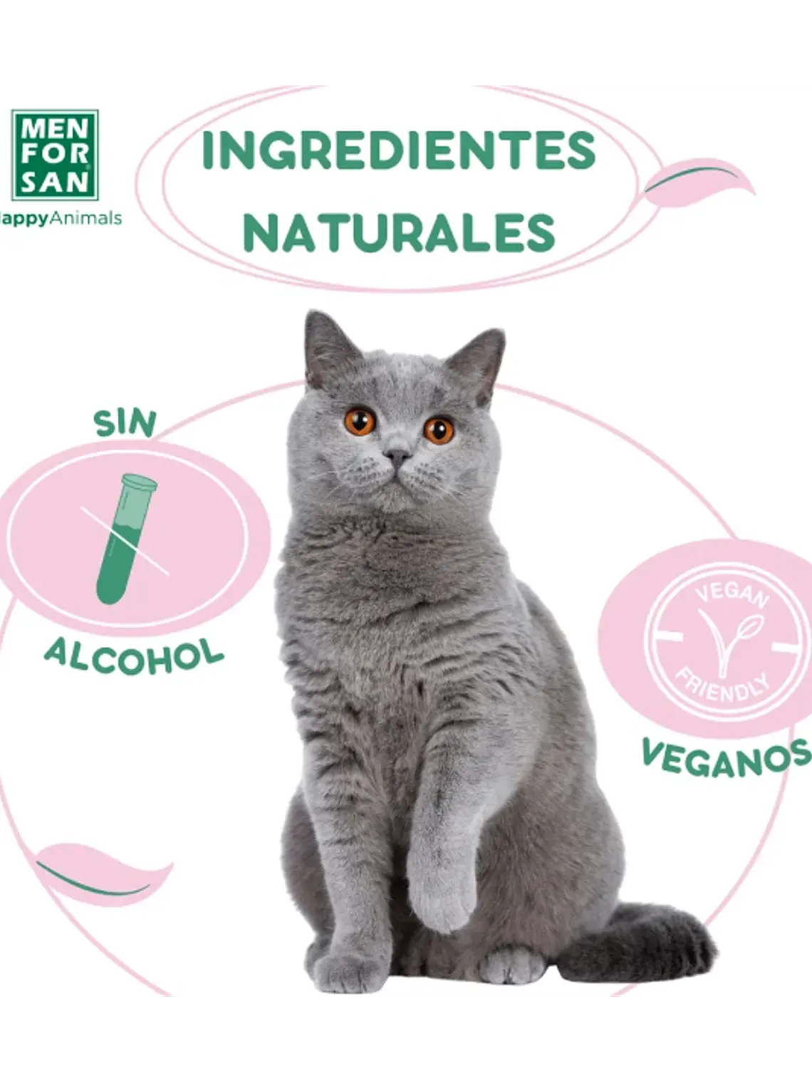 Agua de Colonia Fresa para gatos 125ml 4