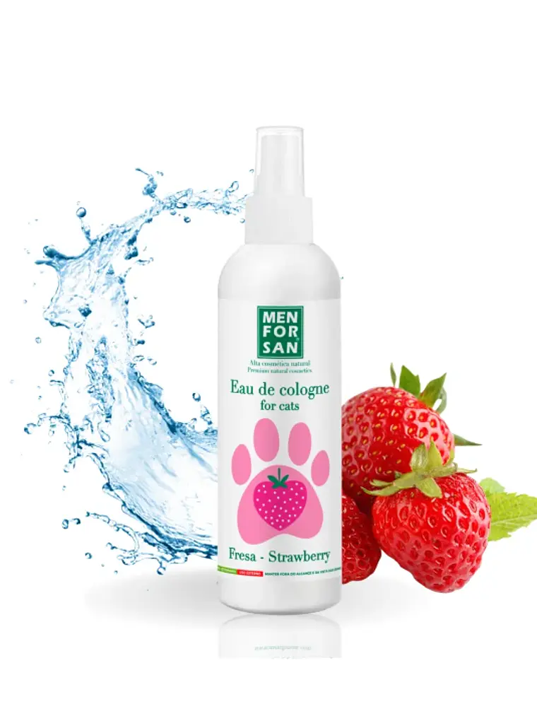 Agua de Colonia Fresa para gatos 125ml 2