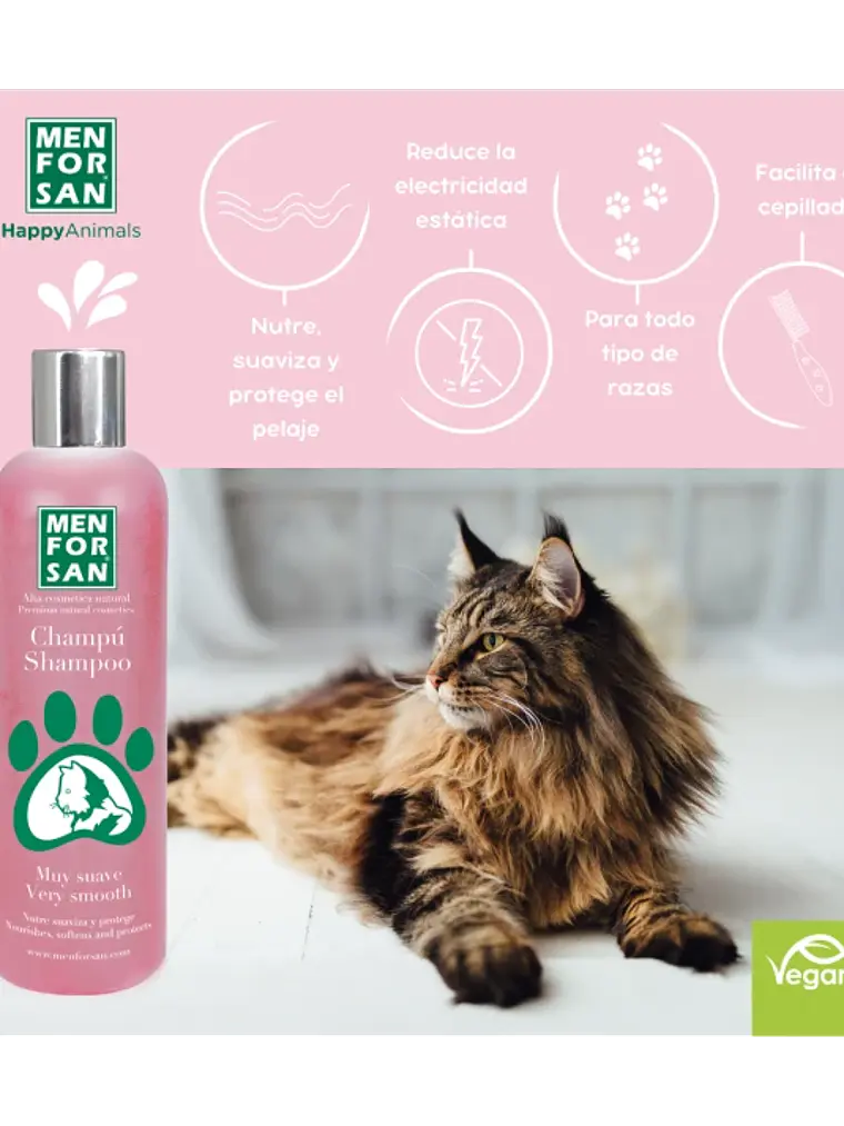 Champú muy suave para gatos 300ml 3