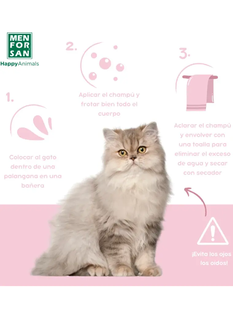 Champú muy suave para gatos 300ml 6