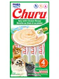 Snack Cremoso para Gato Inaba Churu Atún con Pollo Caja 24 x 14 g - Miniatura 2
