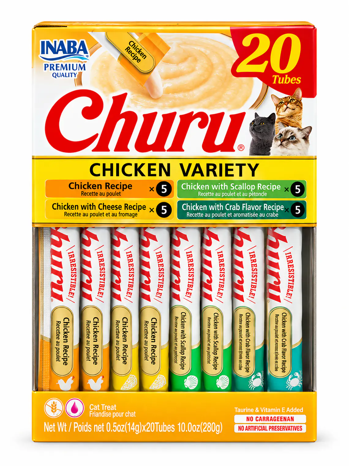 Snack Cremoso para Gato Inaba Churu Chicken Variety 20 x 14 g 1