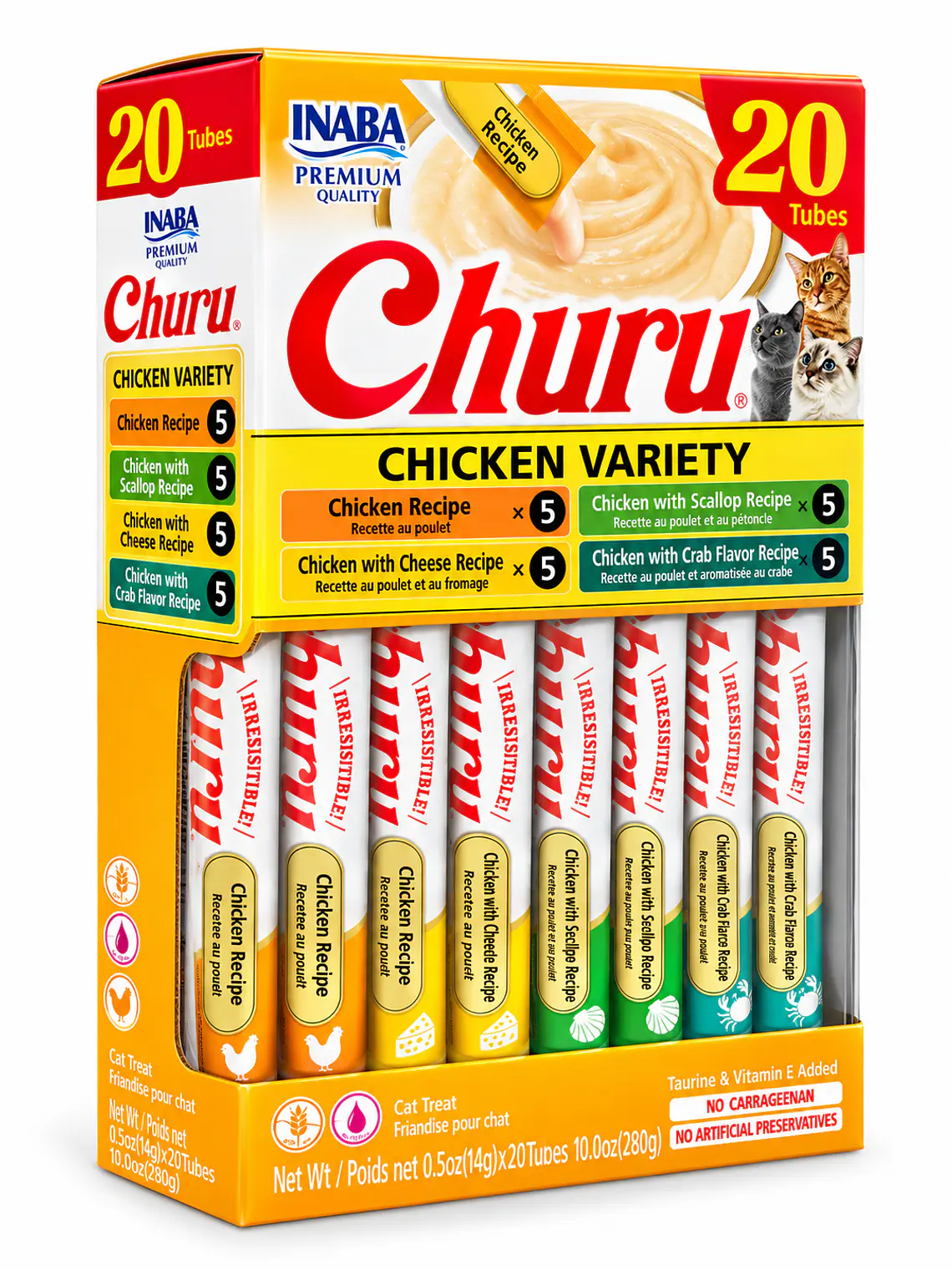 Snack Cremoso para Gato Inaba Churu Chicken Variety 20 x 14 g 2