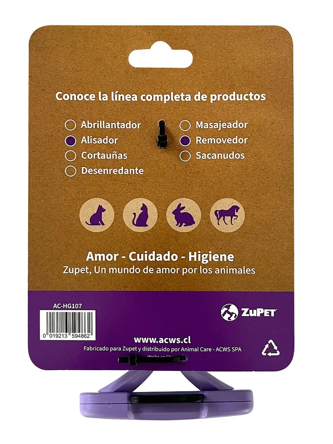 Cepillo Deslanador ZuPET De-Shedder Talla S 2
