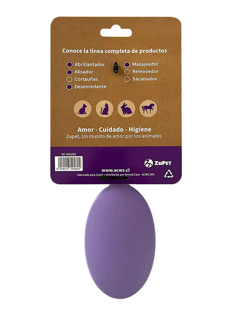 Cepillo ZuPET Pins Brush para Perros y Gatos 2