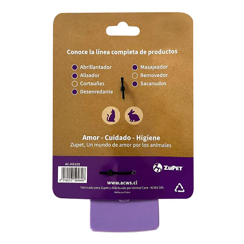 ZuPET Cepillo Rasqueta para Gatos