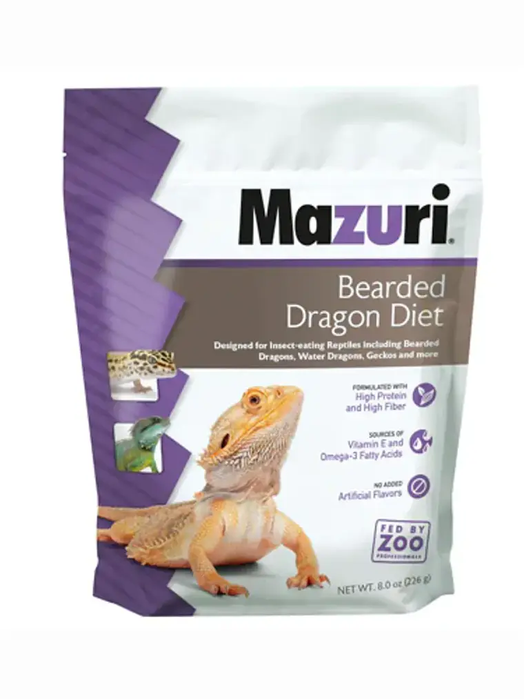Mazuri Bearded Dragon Diet Dragón Barbudo 226 g 1