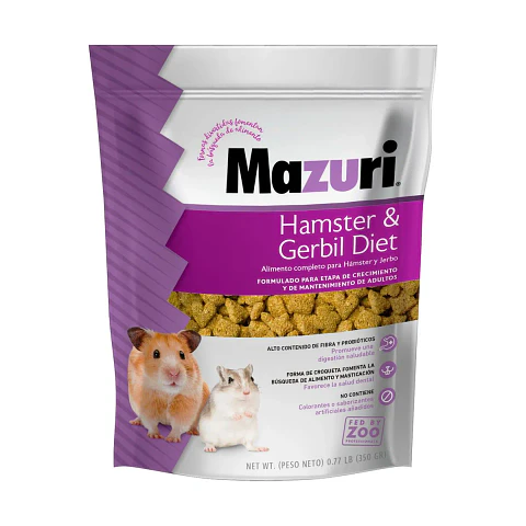 Mazuri Hamster & Gerbil Alimento Hámster y Jerbo 350 g