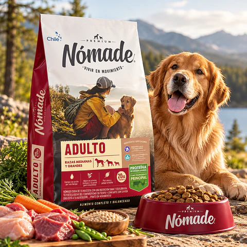 Nómade Perro Adulto Razas Medianas y Grandes 20 kg