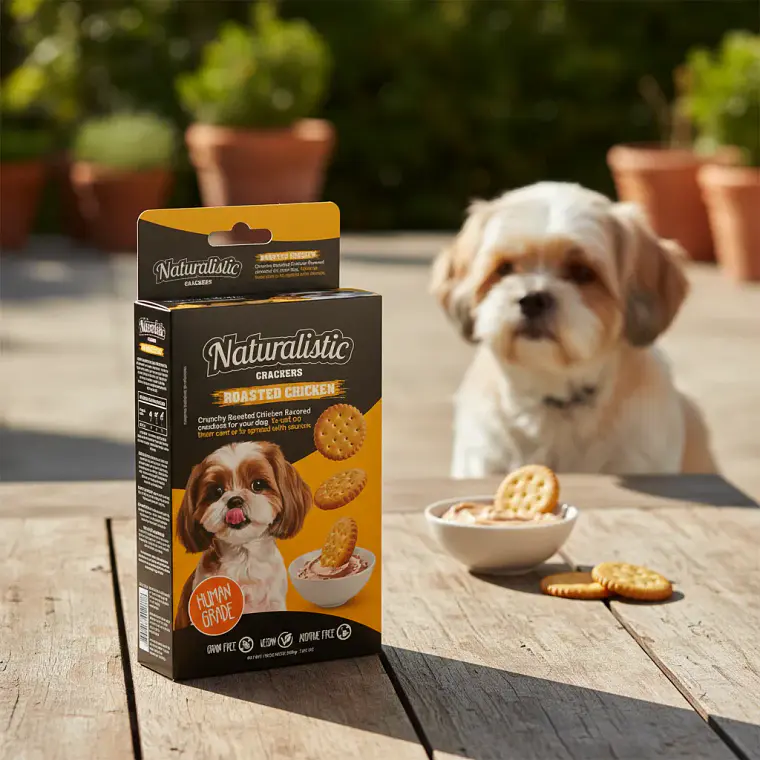 Naturalistic Crackers Roasted Chicken Perro 200 g 3