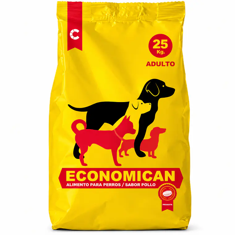 Economican Adulto Sabor Pollo 25 kg 1