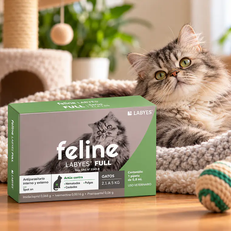 Labyes Feline Full Spot Gato 2,1 a 5 kg Pipeta 0,8 ml 2