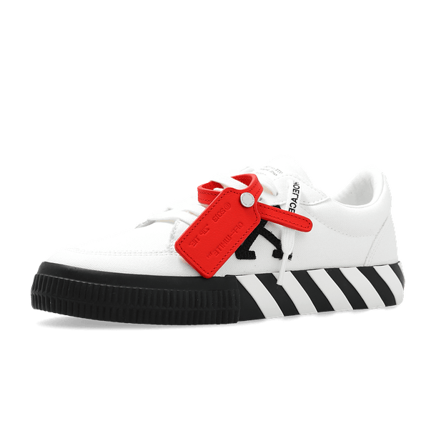 Off-White Low Vulcanized Canvas White Black