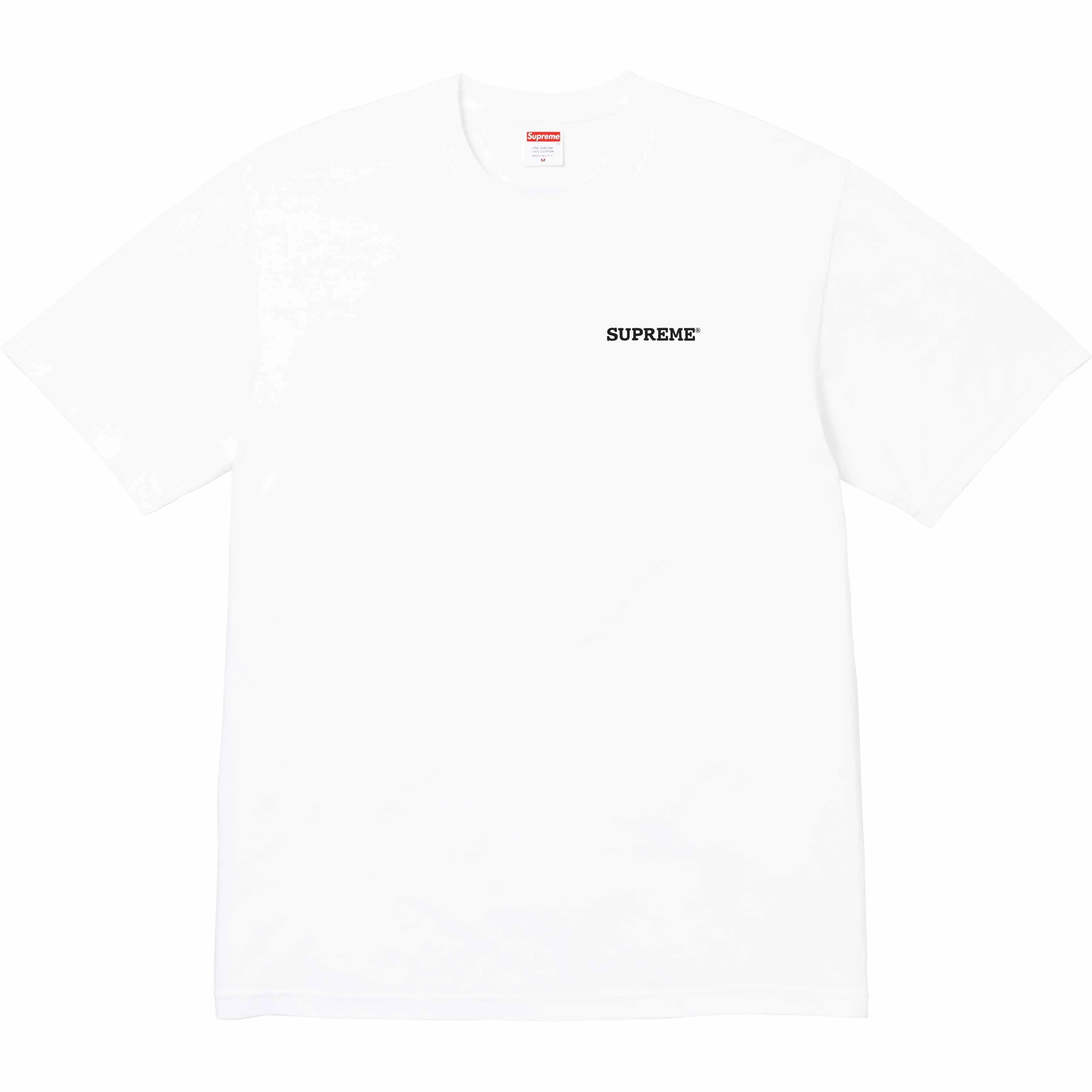 White Supreme Patchwork T-Shirt