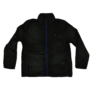 Retro Nautica Casaco Fleece Preto