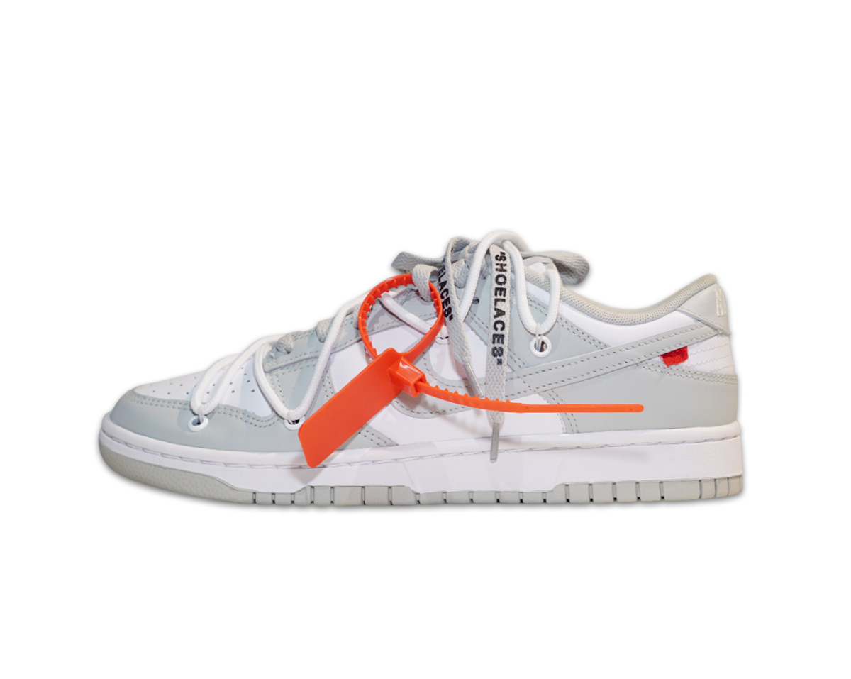 Dunk Low Grey Custom Off-White White  1