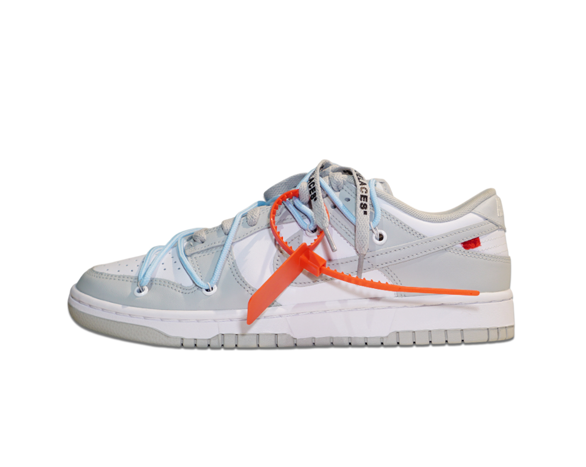 Dunk Low Grey Custom Off-White Light Blue 1