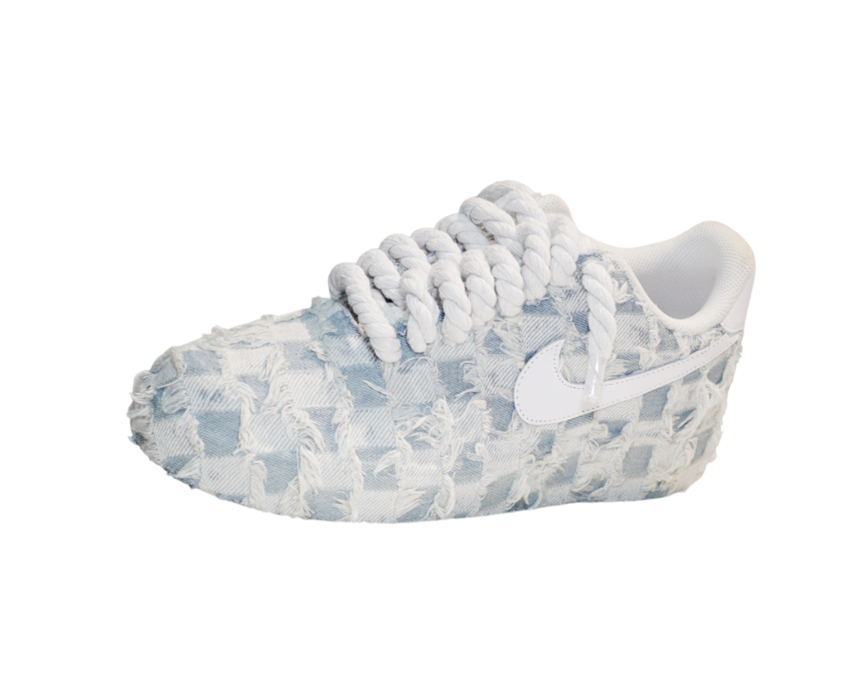 Air Force 1 Low Triple White Jeans Light Blue  3