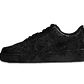 Air Force 1 Low Triple Black Flower Pure Black - Thumbnail 1