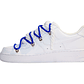 Air Force 1 Low Triple White Double Laces Blue - thumbnail 1