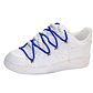 Air Force 1 Low Triple White Double Laces Blue - thumbnail 2